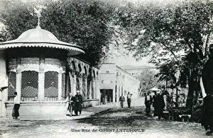 Kiosk Prints: A Street in Istanbul, Turkey