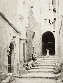 Sill Gallery: Street in Jerusalem, the house of St Veronica