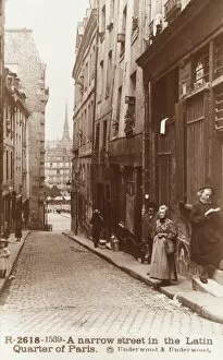 Street in the Latin Quarter, Paris