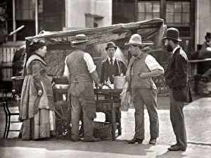 Sell Prints: Street Life London 1878 - seller of shellfish