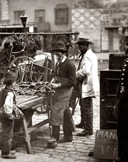 Vice Collection: Street Life London 1878 - Street Locksmith