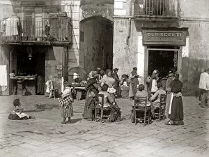 Street life, Naples, Italy, circa 1880 (Giorgio Sommer)