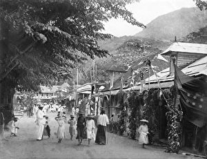 Images Dated 15th June 2016: Street in Mahe, Seychelles