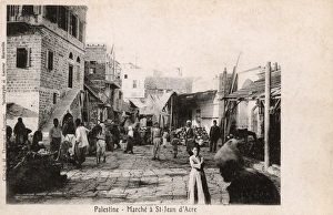 Acre Gallery: Street market in Acre, Haifa, Northern Israel