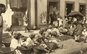 Senegalese Gallery: Street market in Dakar, Senegal