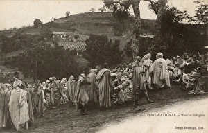 Images Dated 2nd June 2017: Street market, Fort National (Larbaa Nath Irathen), Algeria
