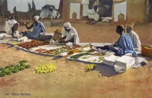 Nigerian Gallery: The street Market at Zaria, Nigeria