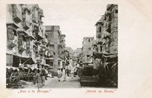 Street in Mecca, Saudi Arabia