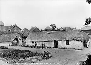 Cabins Collection: A Street of Mud Cabins, Rathnew, Co Wicklow