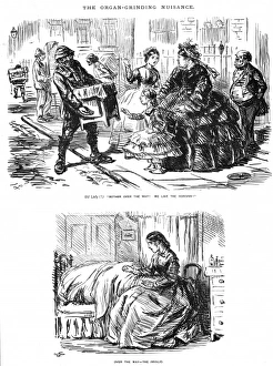 Nuisance Gallery: Street music: The organ grinding nuisance, 1864