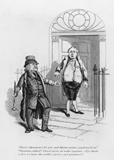 Paid Prints: Street music: Unwelcome musician, c. 1835