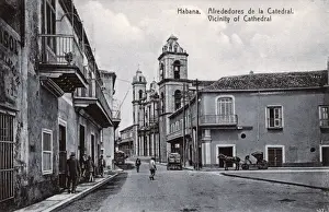 Street near the Cathedral, Havana, Cuba