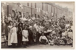 Acland Collection: Street party, Coronation of King George V