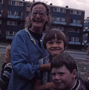 Images Dated 12th April 2017: Street party Gran, Queens Jubilee Middlesbrough - 1977