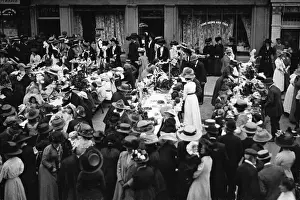 Henley Prints: Street party. Henley-on-Thames. Oxfordshire