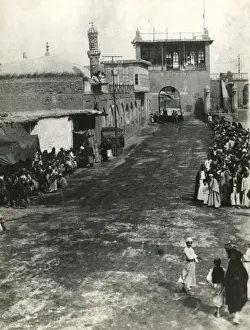 Street scene in Baghdad, Mesopotamia, WW1