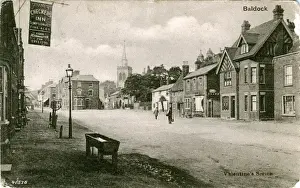 Letchworth Prints: Street Scene, Baldock, Hertfordshire