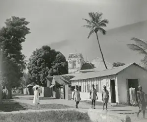 Climate Prints: Street scene, Bathurst (now Banjul), Gambia, West Africa