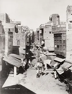 Street scene, the Bazaar, Lahore, India, Pakistan