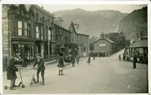 Merionethshire Prints: Street Scene, Blaenau Ffestiniog, Merionethshire