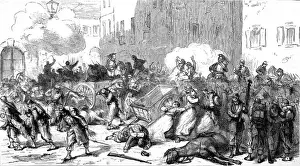 Crucial Prints: Street Scene during the Bombardment of Sedan; Franco-Prussia