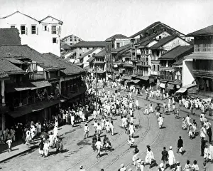 Street scene, Bombay (Mumbai), India