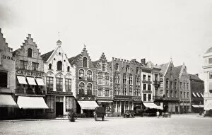 Street scene in Bruges, Belgium