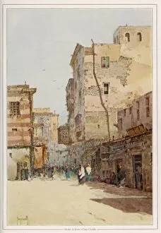 Chan Collection: Street Scene in Cairo