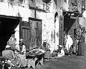 Traders Prints: Street Scene, Cairo, Egypt