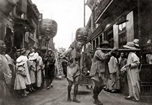Street scene, China, c. 1900