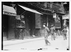 Street scene in Chinatown, New York City
