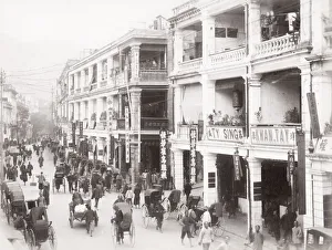 Street scene, Chinese quarter, Hong Kong
