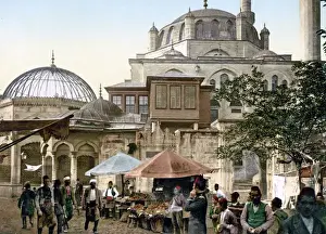 Constaninople Prints: Street scene, Constaninople (Istanbul) Turkey, circa 1890s