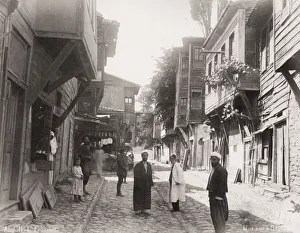 Street scene, Constantinople, Istanbul, Turkey