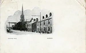 Stalybridge Prints: Street Scene, Dinting Vale, Derbyshire