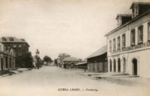 Images Dated 29th September 2016: Street scene, Freetown, Sierra Leone, West Africa