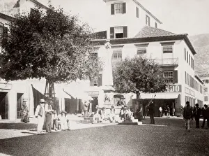 Street scene in Funchal, Madeira, Portugal