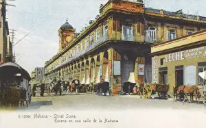 Habana Prints: Street Scene in Havana, Cuba