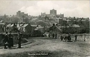 Hexham Prints: Street Scene, Hexham, Northumberland