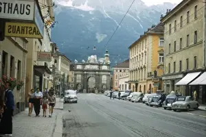Street scene in Innsbruck, Austria