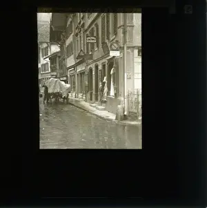 Interlaken Prints: Street Scene, Interlaken