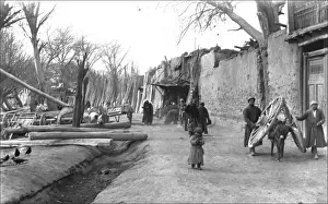 Street scene in Kashgar, western China