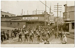 Images Dated 18th March 2019: Street scene, Memorial Day in Nome, Alaska, USA