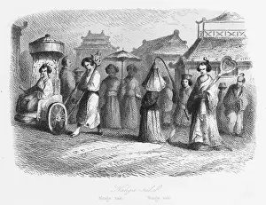 Street scene in Nagasaki, Japan