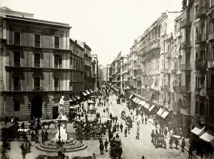 Street scene Napoli, Naples, Italy