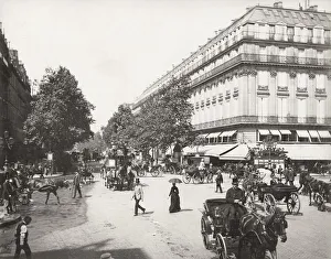 Street scene Paris France