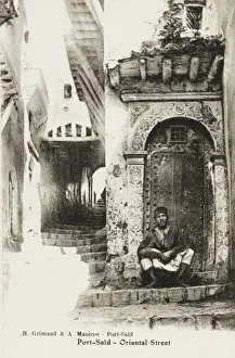 Street Scene in Port Said, Egypt