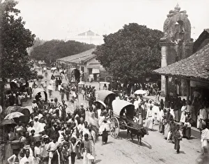Street scene, probably Bombay, Mumbai, India