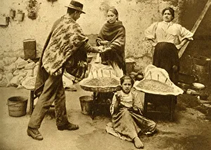 Chilean Gallery: Street scene in Santiago, Chile, South America