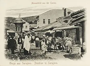 Street scene in Sarajevo, Bosnia Herzegovina